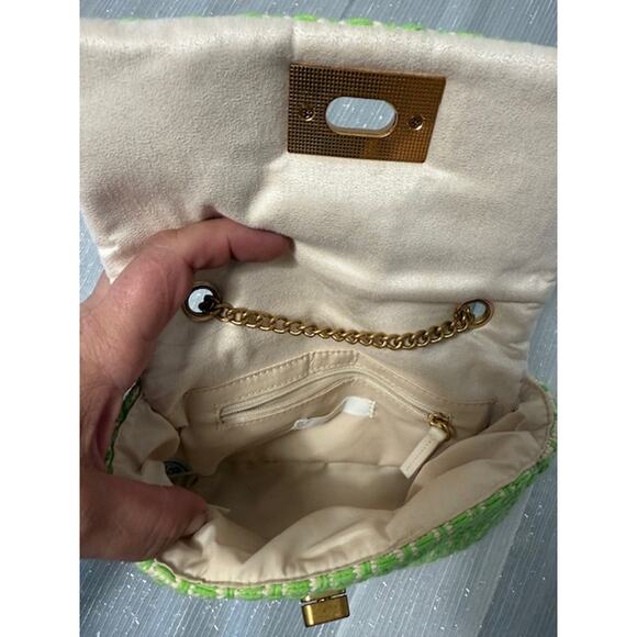 GREEN PLAID H & M PURSE - Picture 2 of 6